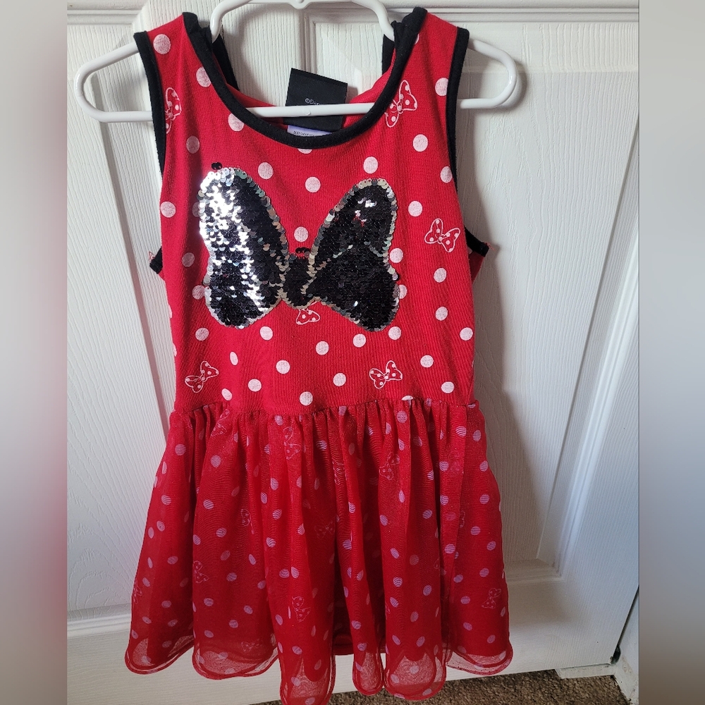 Minnie Mouse Dress with Sequin Bow